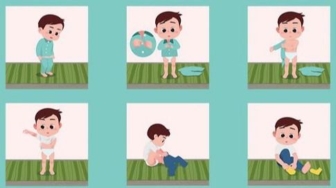 自閉癥兒童生活自理 穿衣訓(xùn)練